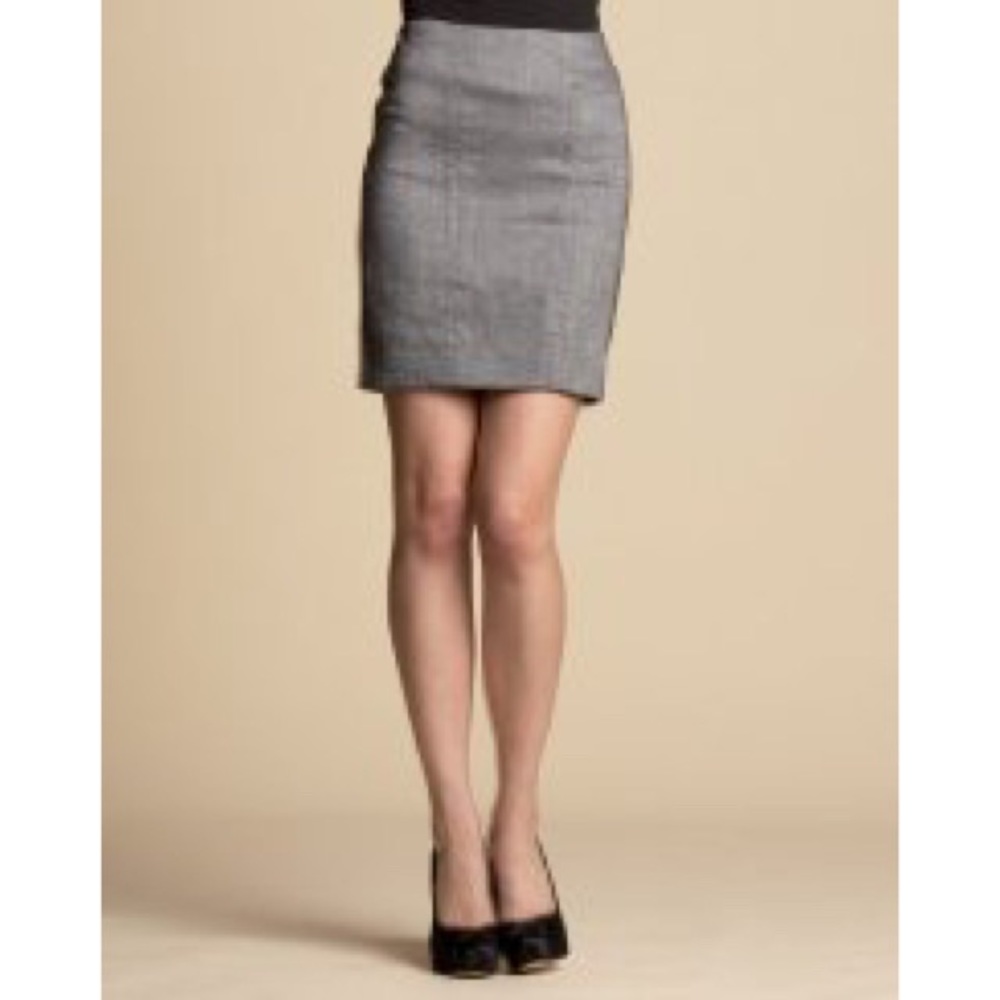 Bebe Melanie Tweed Pencil Skirt